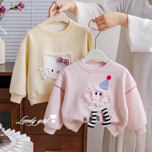 Girls Long-sleeve Hoodie Autumn Pullover