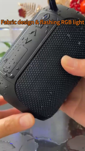 VIVSA 40W Deep Bass Waterproof Bluetooth Speaker with RGB Lights Dual Pairing and HD Noise Reduction