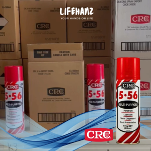 CRC 5.56 Multi-Purpose Lubricant & Moisture Displacer Spray – Rust Preventive Penetrating Oil 500ml