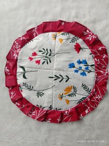 taplak meja renda bundar diameter 40 cm
