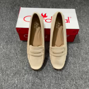 Cardinal Sepatu Wanita Selop Kasual WCPCM01747F 03K VERINA-2 Coklat Muda Semi Bludru