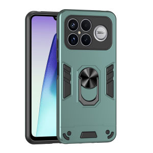 szhaiyu | Amor Shockproof Phone Case For Redmi Note 14 15 A7 Pro Plus A5 15C Turbo 4 5 Max Ring Holder Stand Heavy Duty Protective Cover
