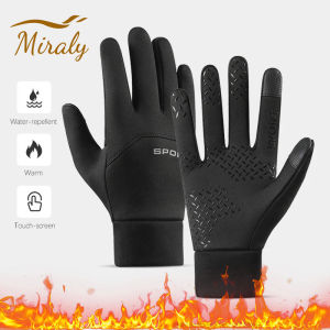 Warm Men Women Gloves Autumn Winter Cycling Hiking Water-Repellent Gloves Touchscreen Anti-Slip Sport Windproof Motorcycle Glove