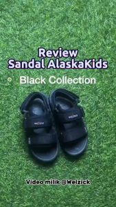 WELZICK - Sandal Gunung Anak Laki Laki Perempuan Alaska Kids Black