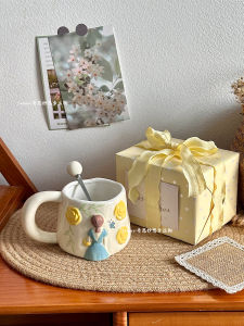 Ceramic Coffee Mug Office Home Use Milk Cup Adult Birthday Gift Womens Mothers Day Present Cute Pink Girl Heart Design 400ml