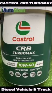 MINYAK CASTROL CRB TURBOMAX 10W40 CK4-E9  20L  PAIL (MINYAK ENJIN DIESEL)