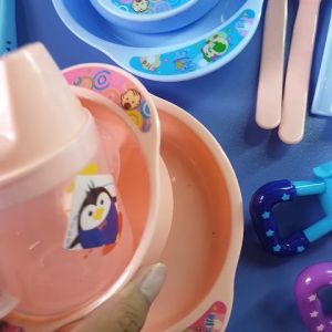10 in 1 Paket Perlengkapan NEW makan Mpasi Bayi Mangkok sendok baby feeder botol spout slabber bib bayi sendok botol bayi sendok sensor empeng buah slabber sikat lidah bayi lusty bunny mps ns 008 FNO 001