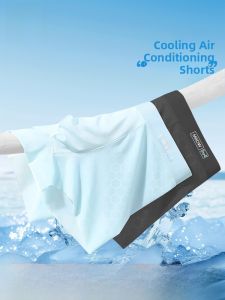 Miiow | Mens Ice Silk Briefs Summer Thin Breathable Seamless Boxer Shorts Antibacterial Comfortable Fit Youth Nylon Fabric Mid Waist