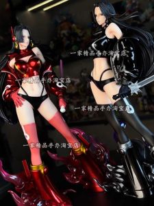 One Piece Egg Island Queen Statue Male Model Gamer Desktop Decoration Anime Figure Collectible Hanakoko Princess Action Toy