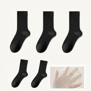 FENGTING | Antibacterial Deodorant Breathable Womens Cotton Mid Calf Socks