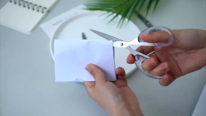 Transparent Scissors Handmade Paper Cutter Home DIY Hand Account Portable Art Paper Cuttings Knife Office Stationery