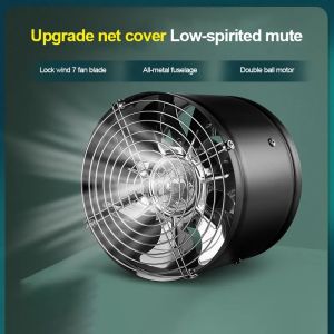 468 Pipe Exhaust Fan Air Ventilator Metal Pipe Ventilation Exhaust Fan Mini Extractor Bathroom Toilet Wall Fan Duct Fan