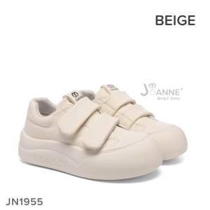 JOANNE Casual Double Strap Sneakers Shoes Sepatu Wanita #JN1955