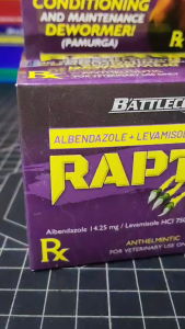 BATTLECOCK RAPTOR TABLET (ALBENDAZOLE + LEVAMISOLE + IVERMECTIN)