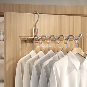 Stainless steel clothes rack multifunctional clothes rack portable travel hotel drying rack clothes drying artifact