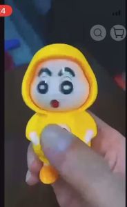 [MỚI VỀ] Thay đổi mặt Móc khoá hoạt hình Shin Chan di động Móc khoá túi dễ thương sáng tạo Phụ kiện lật mặt giảm căng thẳng