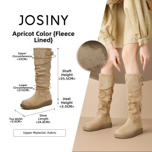 Josiny | Retro Cowboy Style Desert Aesthetic High Shaft Boots