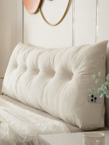 Ghế Dựa Đầu Giường Hình Tam Giác Đơn Giản Hiện Đại Bằng Vải Polyester Không Thể Tháo Rời Dùng Cho Phòng Ngủ Và Ban Công