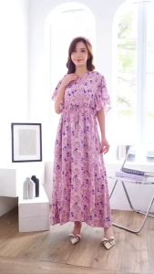 Nilam dress by ayuri | daster premium | baju busui | baju hamil