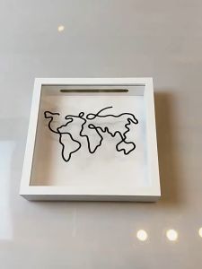 Simple Concert Travel Souvenir Store Tickets Silver stamps commemorative photo frames thickened walls