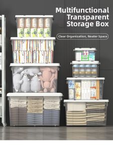 Love Elephant | Transparent Large Capacity Plastic Home Use Thickened Storage Box