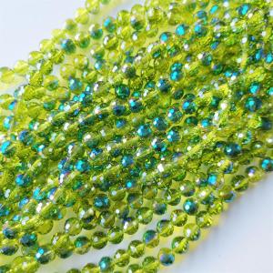 20Pcs 96 Faceted Crystal Beads 10mm Earth Shape AB Color Glass Bead Loose Spacer Beads for Jewelry Making DIY Bracelet Necklace