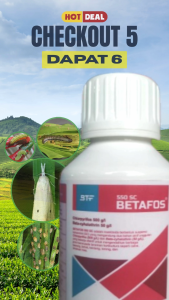 BETAFOS 550SC 100ML – INSEKTISIDA KLORPIRIFOS BETA SIHALOTRIN UNTUK ULAT & KUTU DAUN