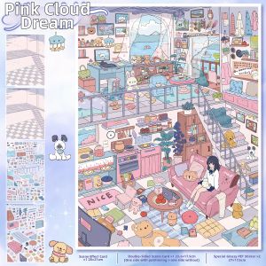 Cute Japanese Style 3D Miniature Scene Stickers