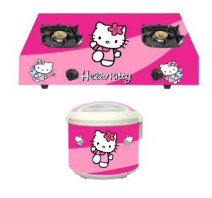 STIKER KOMPOR GAS 2 TUNGKU DAN STIKER MEGICOM TERLARIS COD