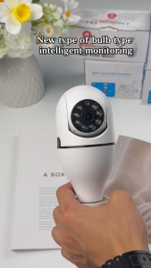 V380 Pro CCTV Camera Connect to Cellphone Night Vision Two-way audio cctv bulb camera 360 cctv bulb no wifi needed