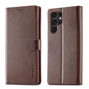 Flip Leather Case for Samsung Galaxy S26 Ultra s25 Edge Plus S24 S23 Fe S22 Kickstand Cash Card Slots Wallet Phone Cover Etui