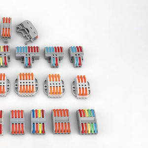 Quick Wiring Terminal Push-in Wire Connector for Lighting Splitter Secure Electrical Joint Clamp