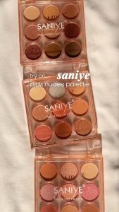 Saniye Eyeshadow Pink Nude 9 Palette E0949: Warna-warna Eyeshadow Natural