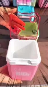 Bình đá vuông Bibi 1.2 lít mẫu mới có nút cắm ống hút | bình đá vuông mini đựng trà sữa nước giải khát