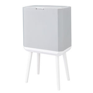 Large Capacity Kitchen Trash Can 14L Japanese Style Wet And Dry Waste Classification Home Living Room Luxury Combination Storage