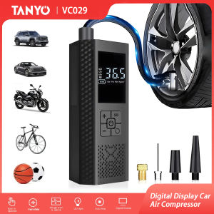 Car Air Pump Portable Wireless Pump For Car Tires Bicycle Basketball Electric Air Compressor Small Mini Tire Inflator 150 Psi