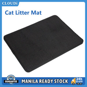 Waterproof Cat Litter Trapper Mat & EVA Double Layer Easy To Clean Pet Garbage Pad
