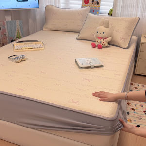 MINGSHA | Cartoon Jacquard Summer Bed Skirt 1.5m
