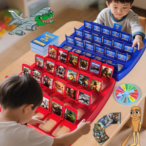 Italian Brainrot Guess Who I Am Game Puzzle Card Game Tung Tung Sahur Tralarero Tralala Two Person Interactive Puzzle Board Game