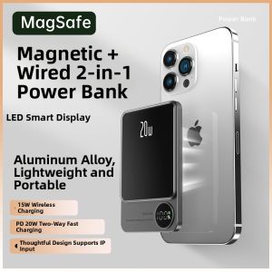 HANG | Magnetic Charging Power Bank With Display Fast Charge