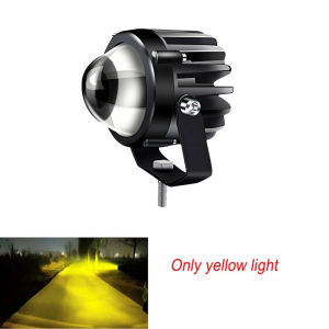 Motorcycle Projector Laser Light Led Headlights Fog Lamp Universal Driving Light Auxiliary Ligh Len Spotlight For Trucks SUV ATV