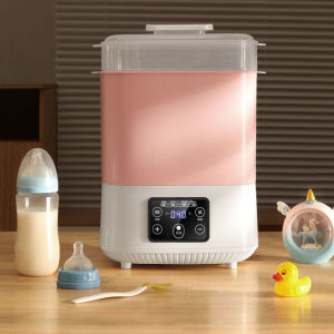 เครื่องฆ่าเชื้อ เครื่องนึ่งขวดนม เครื่องนึ่งขวดนมพร้อมฟังก์ชันทำให้แห้ง ปั่นแห้งได้ 6 ขวด เครื่องฆ่าเชื้อโรคอัจฉริยะ