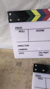 [24h delivery] Acrylic clapperboard dedicated clapperboard for shooting site