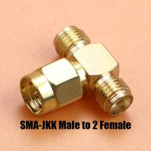 SMA to SMA Adapter SMA Male Female to Male Female RP SMA Straight 3 Way Right Angle 90 135 Degree RF Connector For GPS Antenna