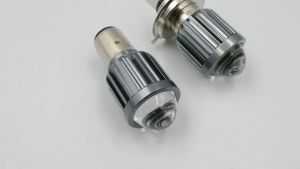 Motorcycle Headlight Led Bulbs H6 H4 Two-Color Hi Lo Beam Motorbike Front Light Scooter P15D Mio125 Mini Driving Light