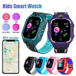 2025 New 2G Kids Smart Watch Sim Card Call HD Camera GPS Location SOS IP68 Waterproof LED Flashlight Smart Watch Boys Girls Gift