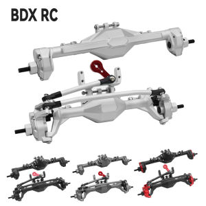 Trục Cầu Trước Sau Bằng Nhôm Gia Công CNC Mạ Anodize Dành Cho Xe RC Crawler 1/10 Axial SCX10 II RGT 86100 Redcat GEN8 Nâng Cấp Kim Loại Tích Hợp