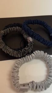 BASK - SMALL Silk Hair Ties Bundle Set - The Essentials (4-piece set)