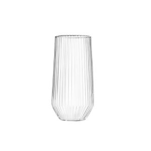 สีโปร่งใส แบบเรียบง่าย ของกาแฟ ทรงกลม ทนความร้อน 500ml