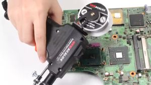 Automatic welding feeding soldering iron gun 220V 60W with lead-free wire desoldering pump tweezers